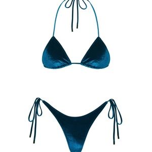 TRIANGL Velvet Bikini Set NWT